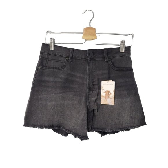 Sincerly Jules Pants - sincerely jules super high rise mom shorts black Sz 7/28